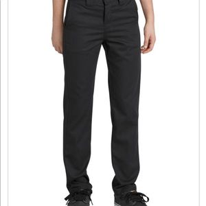 Boys' FLEX Slim Fit Taper Leg Flex Pants, Black